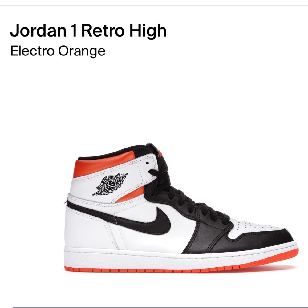 Jordan 1 Electro Orange